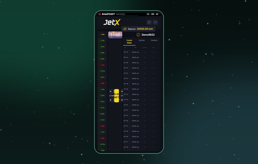 A game running on a phone — the screen an app of this type spends most of its life showing